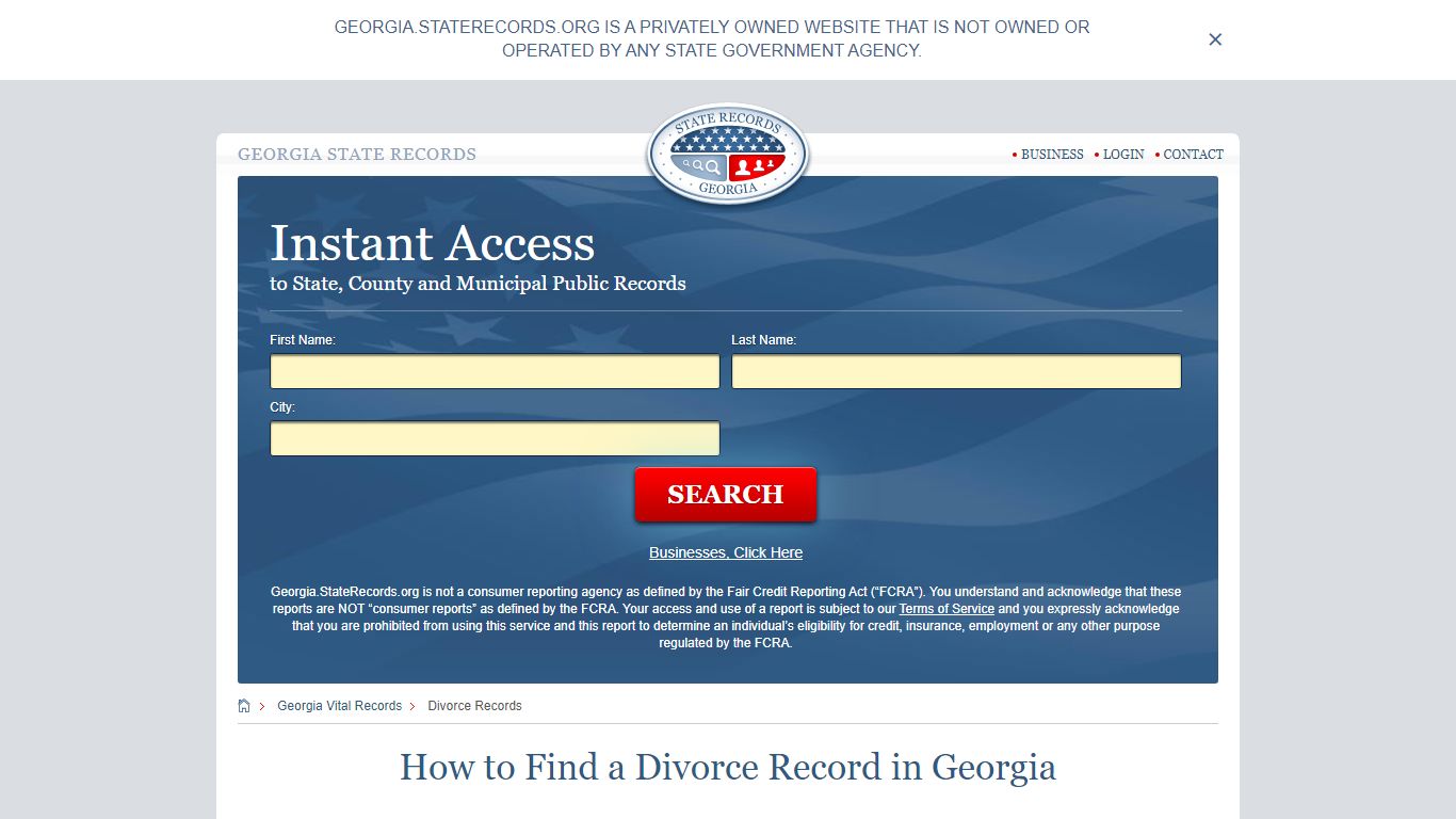 How to Find a Divorce Record in Georgia - Georgia State Records